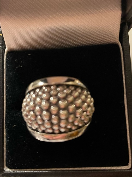 LAGOS Jewelry - LAGOS Sterling Silver Caviar Dome Ring